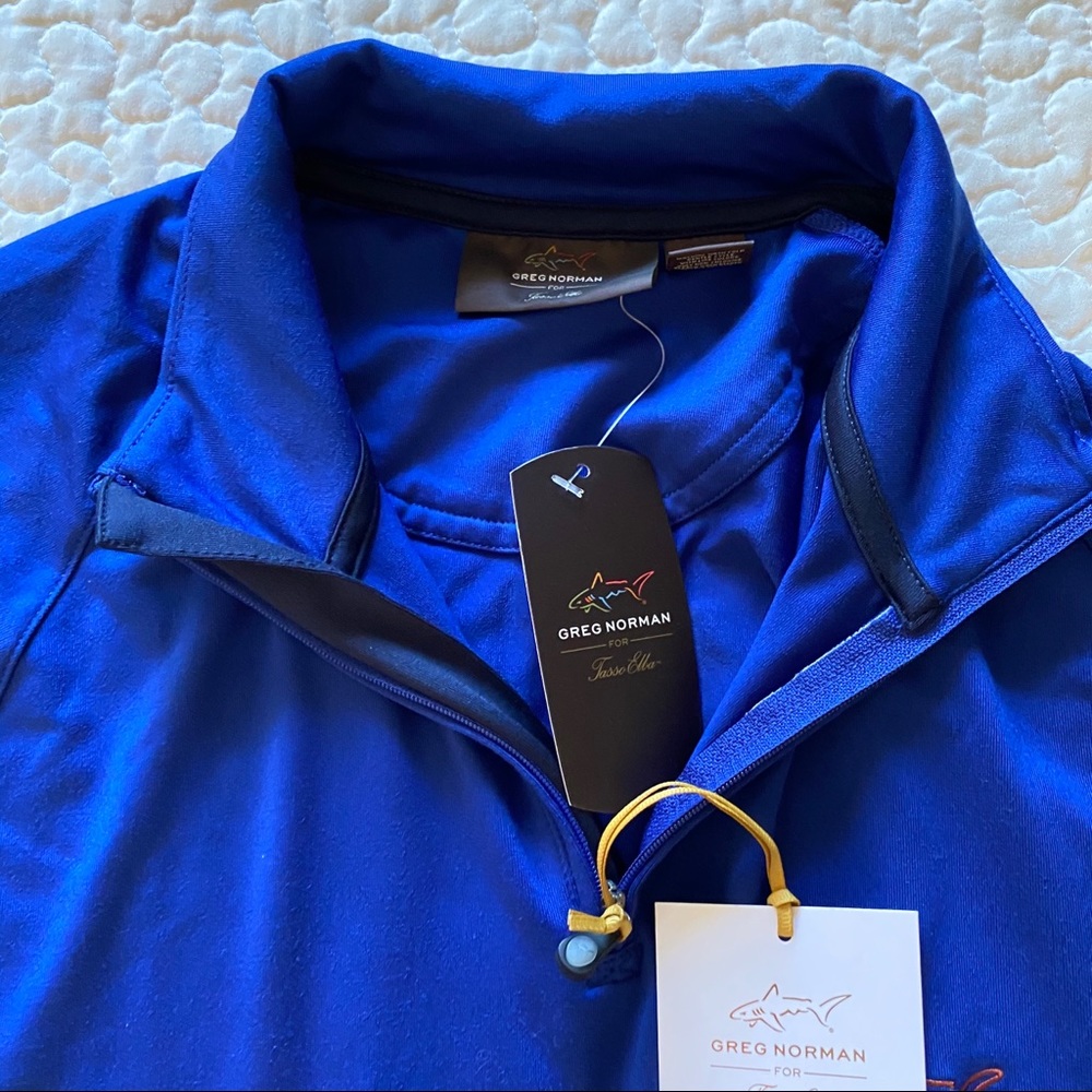 NWT Greg Norman quarter zip jacket - msrp $70 - Picture 4 of 5